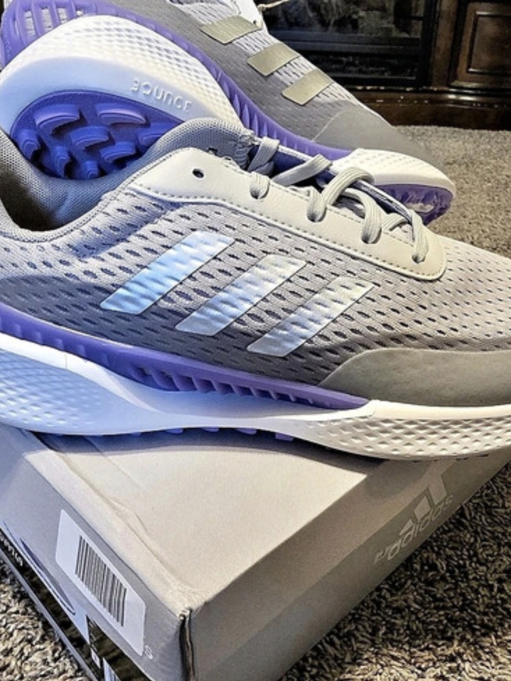 Adidas Women's US 11 NWT Summervent Athletic Shoes Gray Purple
